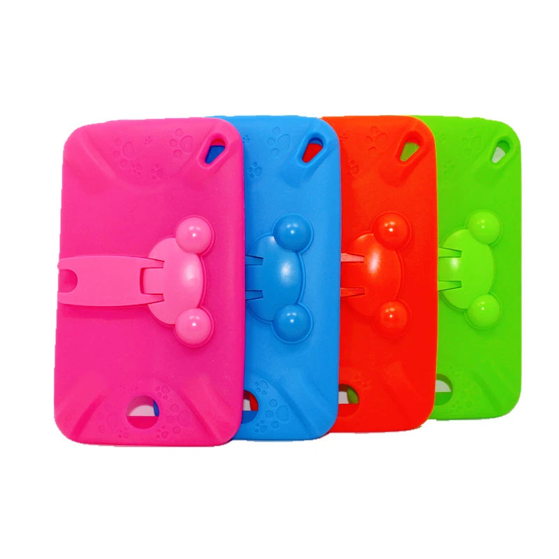 NEW 7 INCH E98 Android 10.0 KID Gift Tablet PC 1GBRAM +16G ROM  With Silicon Bracket Case Dual Camera WIFI