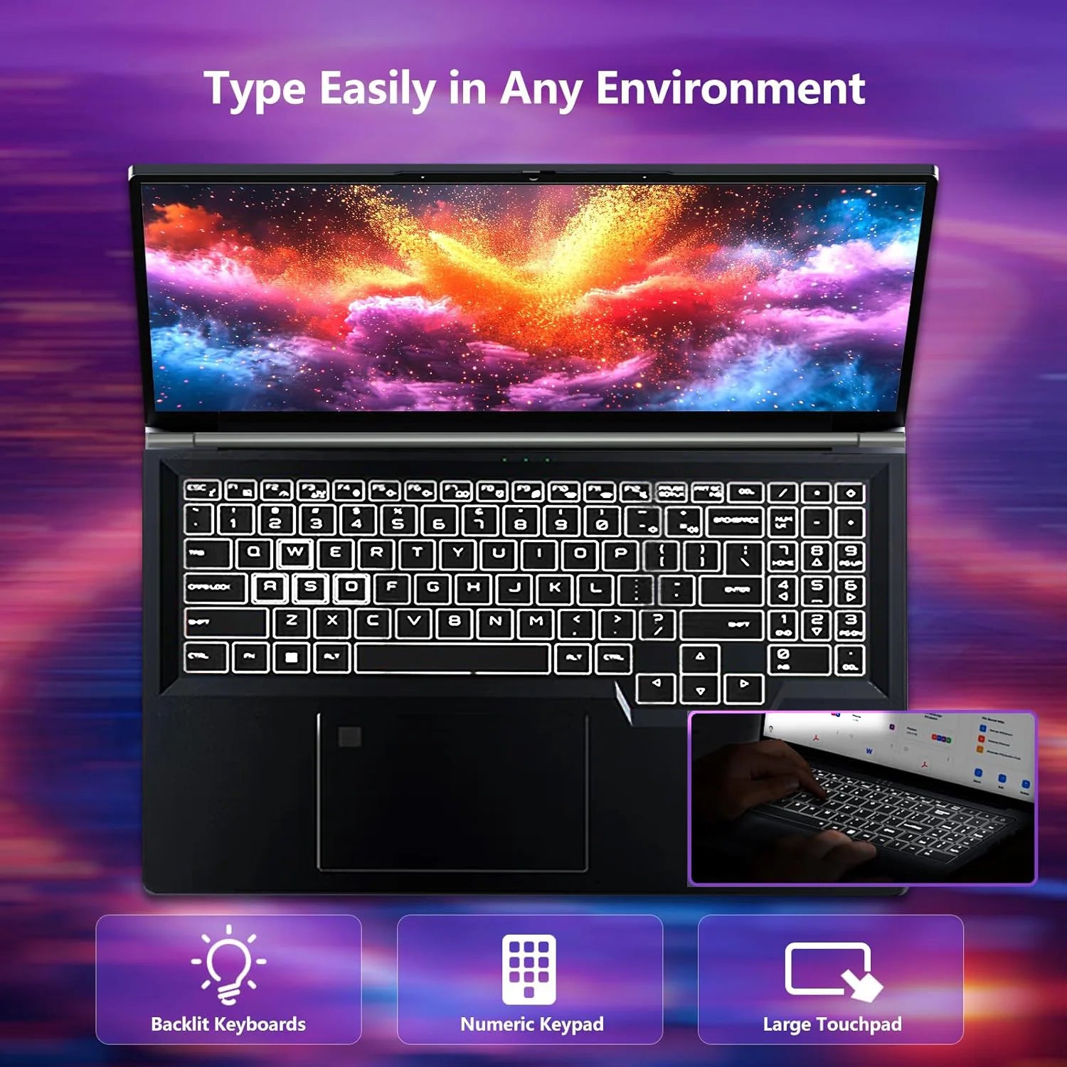 ACEKAMAS 16" Gaming Laptop intel Core i7-6700HQ GTX 1060 IPS 1920*1200 Notebook Gamer 16GB DDR4 1TB SSD Windows 11 Pro Laptop PC